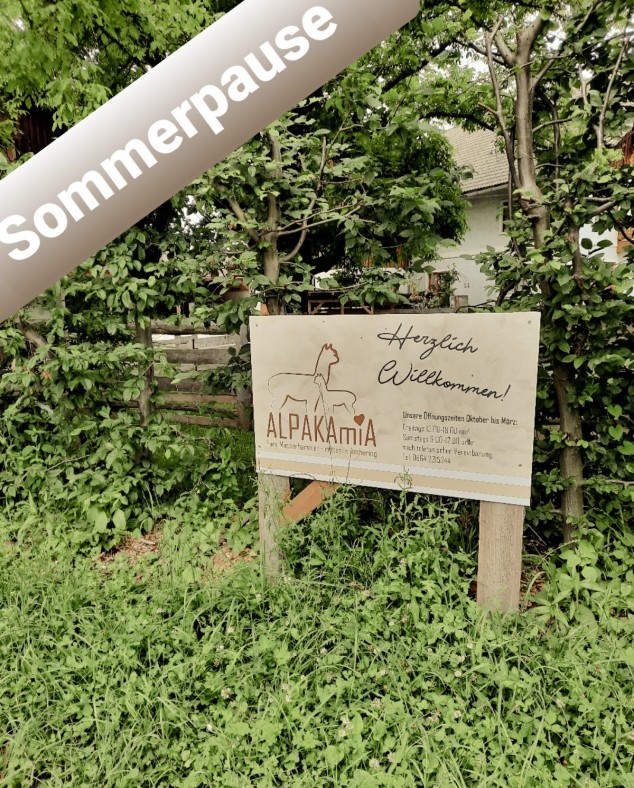 Sommerpause Alpakamia Shop